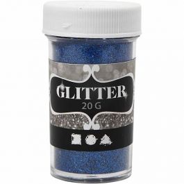 Glitter, blå, 20 g/ 1 burk [HOB-284286]