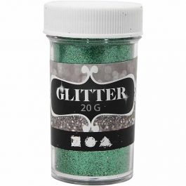 Glitter, grön, 20 g/ 1 burk [HOB-284287]