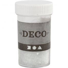 Glitter, stl. 1-3 mm, transparent, 30 g/ 1 burk [HOB-28433]
