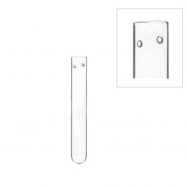 Glasprovrör 1,5 cm i diameter 15 cm högt, med 2 hål (set med 12 st) [IFS-29112]