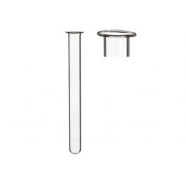 Glasprovrör 1,5 cm i diameter 15 cm högt, med ring (set med 12 st) [IFS-29202]