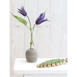 Cementfot med glasprovrör Ø6cm och 15 cm högt (1 st) [IFS-29475]