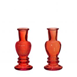 Vas Venedig Röd H: 11,3 x Ø5 cm (12 st) [IFS-29887]