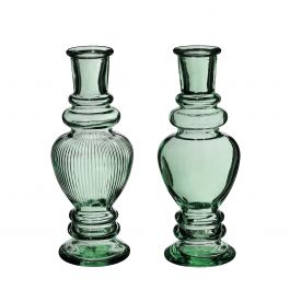 Vas Venedig Mörkgrön H: 15,5 x Ø5,7 cm (12 st) [IFS-29898]