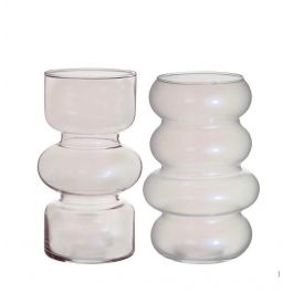Blomma Vas Ø10 cm H: 18 cm Pärla (6 st) [IFS-29929]