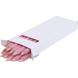 edu Kraftiga Färgblyertspennor, tjocklek 10 mm, kärna 6,25 mm, rosa, 12 st./ 1 förp. [HOB-408040]