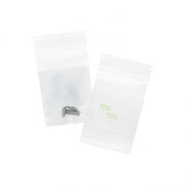 Blixtlåspåsar med Skrivfält 5x7,5cm PE 50 mikron (100 st) [2WE23]