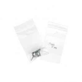 Blixtlåspåsar med Skrivfält 7,5x12,5cm PE 50 mikron (100 st) [2WE35]