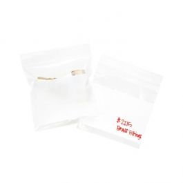 Blixtlåspåsar med Skrivfält 10x10cm PE 50 mikron (100 st) [2WE44]