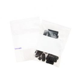 Blixtlåspåsar med Skrivfält 23x30,5cm PE 50 mikron (100 st) [2WE912]