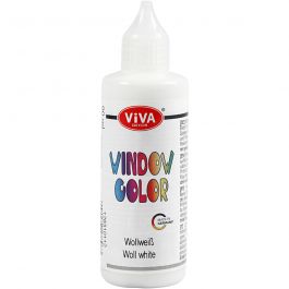 Fönsterfärg, vit, 90 ml/ 1 flaska [HOB-304020]