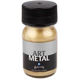 Art Metal Färg, ljusguld(5102), 30 ml/ 1 flaska [HOB-30690]