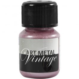 Art Metal Färg, pärlröd(5096), 30 ml/ 1 flaska [HOB-307130]