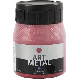 Art Metal Färg, lavaröd(5112), 250 ml/ 1 flaska [HOB-30715]