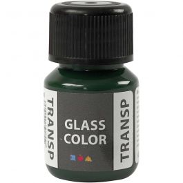 Glasfärg transparent, briljantgrön, 30 ml/ 1 flaska [HOB-31677]