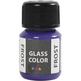 Glasfärg frost, violet, 30 ml/ 1 flaska [HOB-31785]