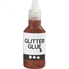Glitterlim, orange, 25 ml/ 1 flaska [HOB-318230]