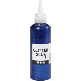 Glitterlim, mörkblå, 118 ml/ 1 flaska [HOB-31825]