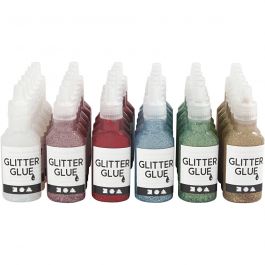 Glitterlim, 36x25 ml/ 1 förp. [HOB-31840]