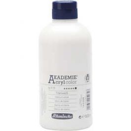 Schmincke AKADEMIE® Acryl color, titanium white (111), opaque, 500ml [HOB31850]