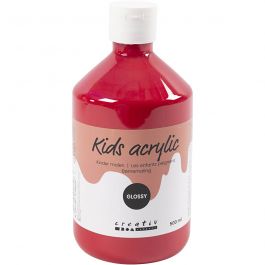 Akrylfärg Blank, primärröd, 500 ml/ 1 flaska [HOB-32010]