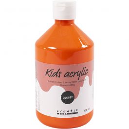 Akrylfärg Blank, orange, 500 ml/ 1 flaska [HOB-32014]