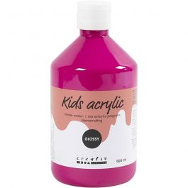 Akrylfärg Blank, rosa, 500 ml/ 1 flaska [HOB-32020]