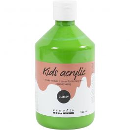 Akrylfärg Blank, ljusgrön, 500 ml/ 1 flaska [HOB-32026]