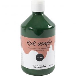 Akrylfärg Blank, mörkgrön, 500 ml/ 1 flaska [HOB-32028]