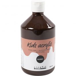 Akrylfärg Blank, brun, 500ml/ 1 flaska [HOB-32030]