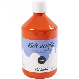Akrylfärg Matt, orange, 500 ml/ 1 flaska [HOB-32114]