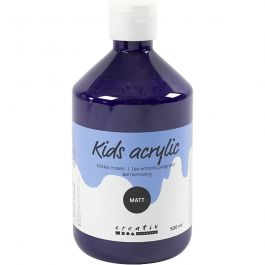 Akrylfärg Matt, violet, 500 ml/ 1 flaska [HOB-32122]