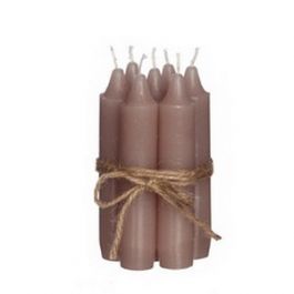 Ljus med avsmalning Mauve rosa 11cm hög (7 st) [IFS-32169]