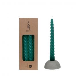 Ljus vridna blågröna 19cm höga (4 st.) [IFS-32241]