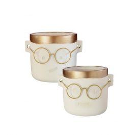 Kruka Harry Guld 2 typer Ø12 h:11,5 cm (6 st) [IFS-33184]