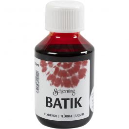 Batikfärg, röd, 100 ml/ 1 flaska [HOB-33348]