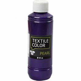 Textilfärg, pärlemor, violet, 250 ml/ 1 flaska [HOB-33719]