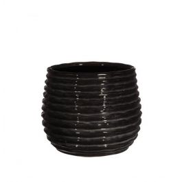 Kruka Svart Anthracite Rise Ø10 x h: 13,5 cm (6 st) [IFS-33974]