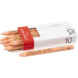 CARAN D’ACHE Neocolor I, L: 10 cm, tjocklek 8,5 mm, salmon (051), 10 st./ 1 förp. [HOB-34018]