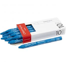 CARAN D’ACHE Neocolor I, L: 10 cm, tjocklek 8,5 mm, cobalt blue (160), 10 st./ 1 förp. [HOB-34031]