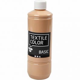 Textilfärg, ivory, 500 ml/ 1 flaska [HOB-34141]