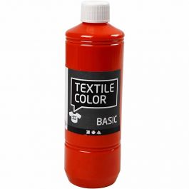 Textilfärg, orange, 500 ml/ 1 flaska [HOB-34144]