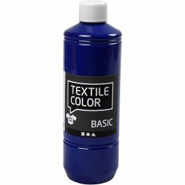 Textilfärg, primärblå, 500 ml/ 1 flaska [HOB-34149]