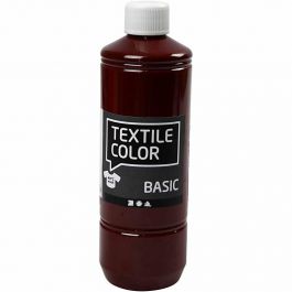 Textilfärg, brun, 500 ml/ 1 flaska [HOB-34152]