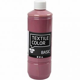 Textilfärg, mörkrosa, 500 ml/ 1 flaska [HOB-34172]