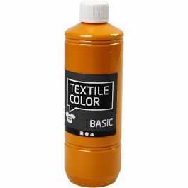 Textilfärg, senapsgul, 500 ml/ 1 flaska [HOB-34174]