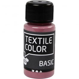 Textilfärg, mörkrosa, 50 ml/ 1 flaska [HOB-34187]