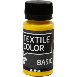 Textilfärg, primärgul, 50 ml/ 1 flaska [HOB-34203]