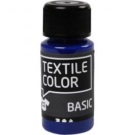 Textilfärg, primärblå, 50 ml/ 1 flaska [HOB-34205]