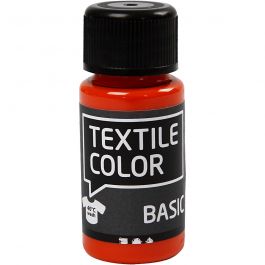 Textilfärg, orange, 50 ml/ 1 flaska [HOB-34207]